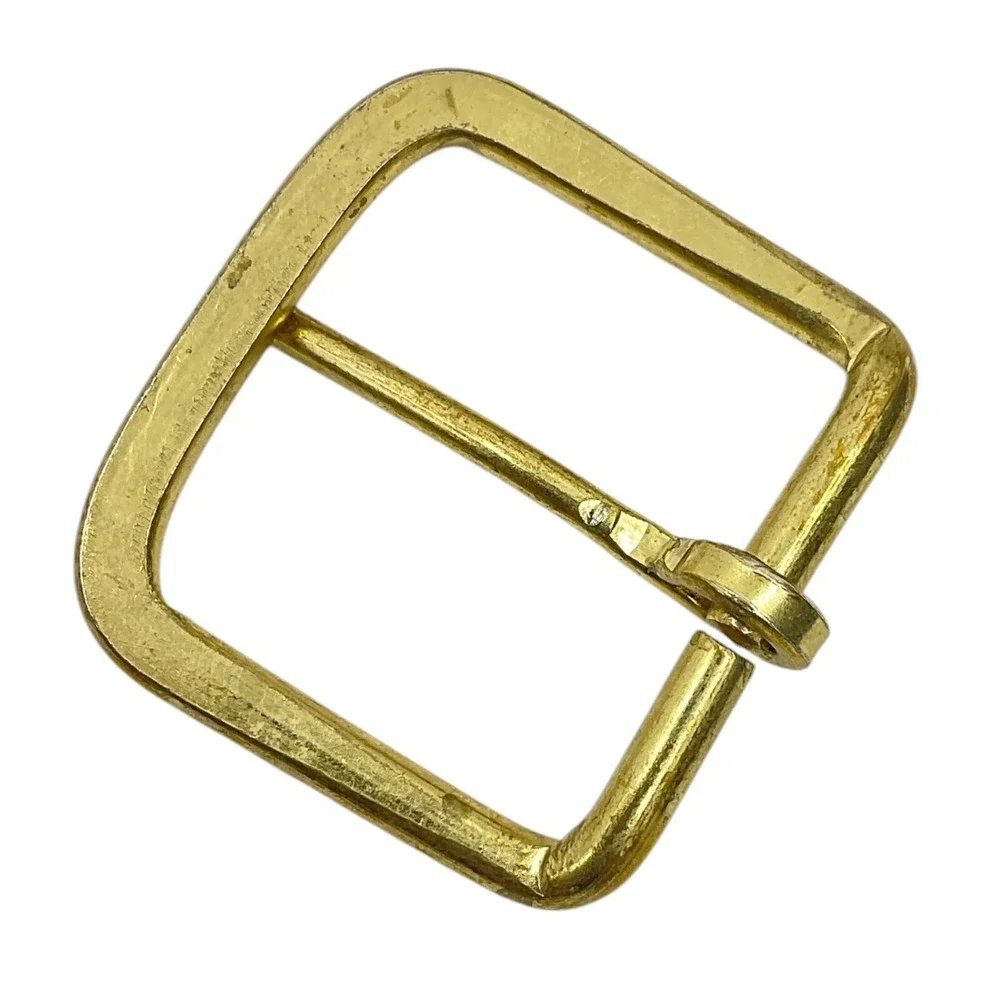 Heel Bar Buckle 1  1/2 Strap 38mm 25 Pack Antique Brass Tone Belt Buckle Crafter